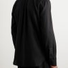 Cutaway-Collar Twill Shirt - BK Cutaway-Collar Twill Shirt - BK