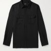 Cutaway-Collar Twill Shirt Cutaway-Collar Twill Shirt