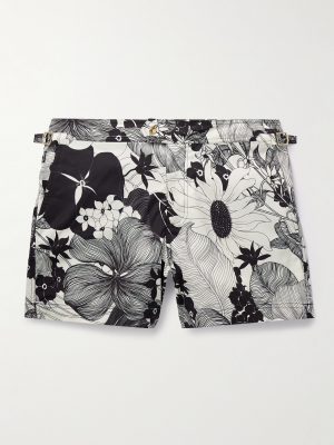 Slim-Fit Short-Length Floral-Print Swim Shorts Slim-Fit Short-Length Floral-Print Swim Shorts