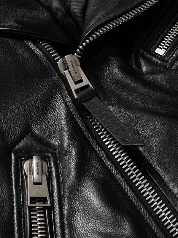 Full-Grain Leather Biker Jacket - CU Full-Grain Leather Biker Jacket - CU