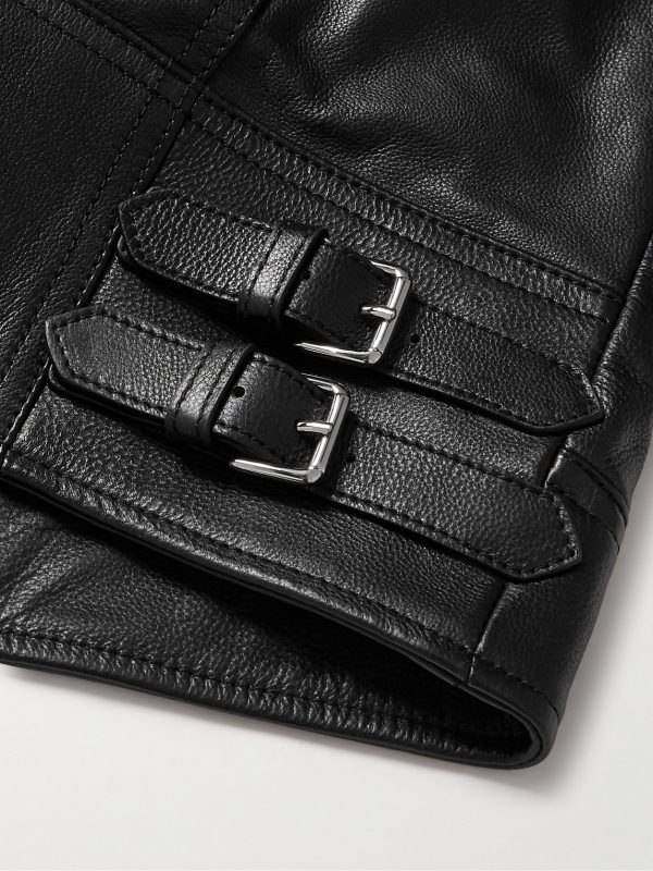 Full-Grain Leather Biker Jacket - E1 Full-Grain Leather Biker Jacket - E1