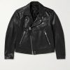 Full-Grain Leather Biker Jacket Full-Grain Leather Biker Jacket