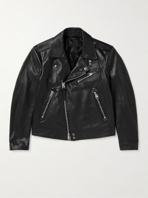 Full-Grain Leather Biker Jacket Full-Grain Leather Biker Jacket