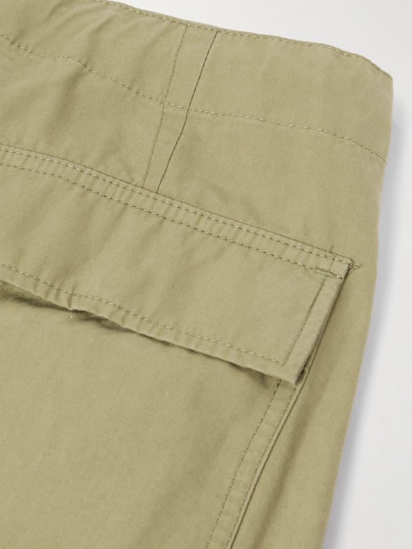 New Enzyme Straight-Leg Cotton-Twill Drawstring Cargo Trousers - CU New Enzyme Straight-Leg Cotton-Twill Drawstring Cargo Trousers - CU