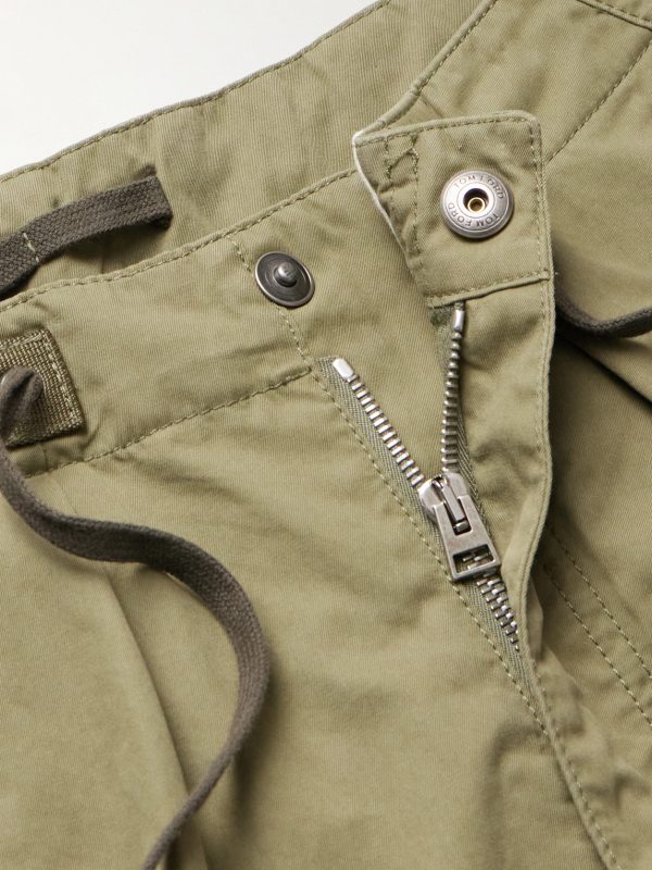 New Enzyme Straight-Leg Cotton-Twill Drawstring Cargo Trousers - E1 New Enzyme Straight-Leg Cotton-Twill Drawstring Cargo Trousers - E1
