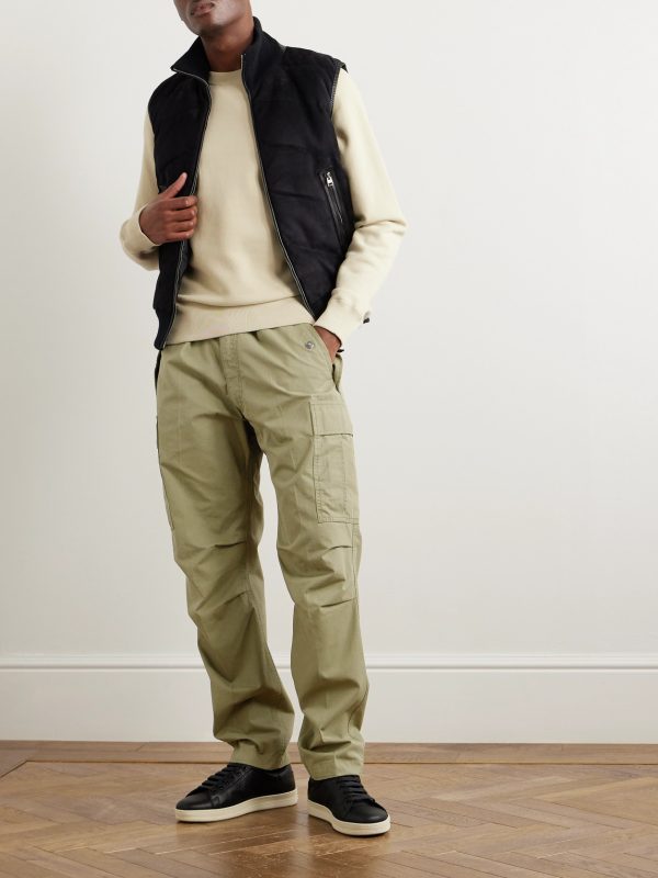 New Enzyme Straight-Leg Cotton-Twill Drawstring Cargo Trousers - OU New Enzyme Straight-Leg Cotton-Twill Drawstring Cargo Trousers - OU