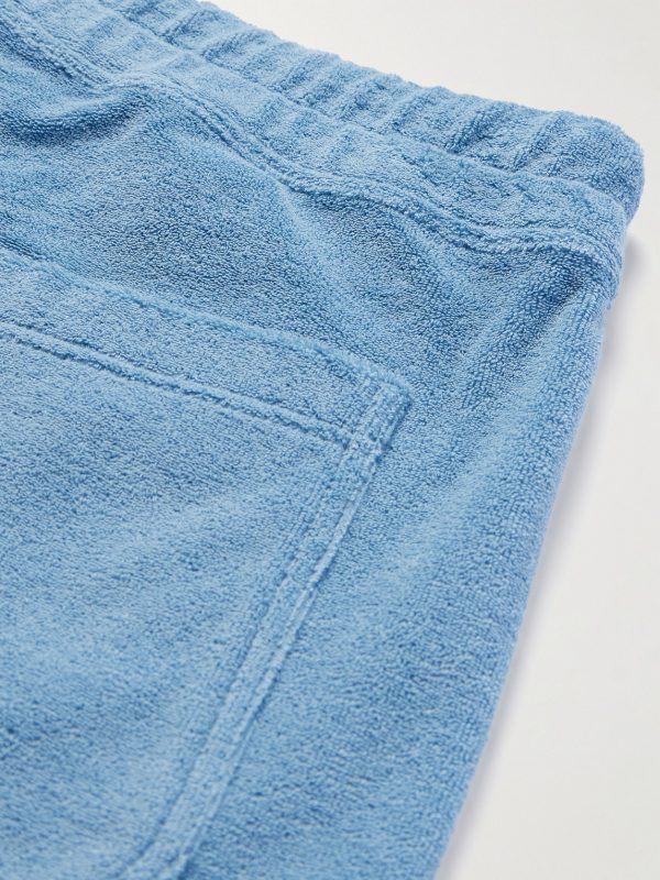 Straight-Leg Cotton-Terry Shorts - CU Straight-Leg Cotton-Terry Shorts - CU