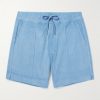 Straight-Leg Cotton-Terry Shorts Straight-Leg Cotton-Terry Shorts