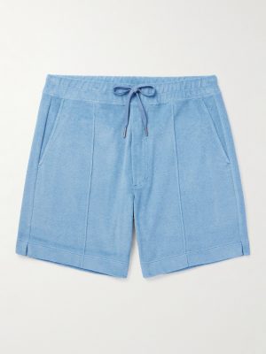Straight-Leg Cotton-Terry Shorts Straight-Leg Cotton-Terry Shorts