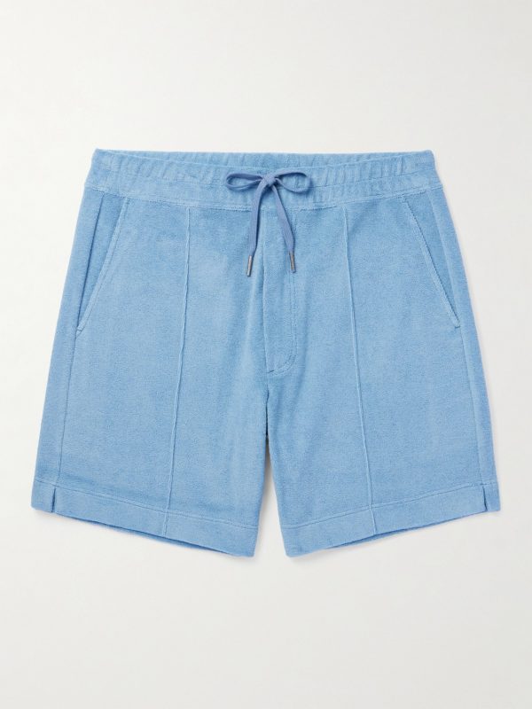Straight-Leg Cotton-Terry Shorts Straight-Leg Cotton-Terry Shorts