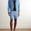 Straight-Leg Cotton-Terry Shorts - OU Straight-Leg Cotton-Terry Shorts - OU