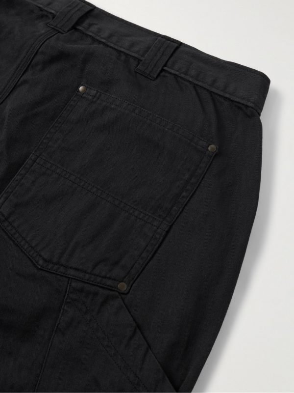 Herringbone Cotton Carpenter Trousers - CU Herringbone Cotton Carpenter Trousers - CU
