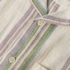 Riis Camp-Collar Striped Cotton-Gauze Shirt - CU