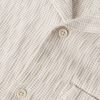 Camp-Collar Cotton-Jacquard Shirt - CU