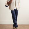 Camp-Collar Cotton-Jacquard Shirt - OU