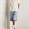 Hamsa Camp-Collar Embroidered Cotton Shirt - OU Hamsa Camp-Collar Embroidered Cotton Shirt - OU