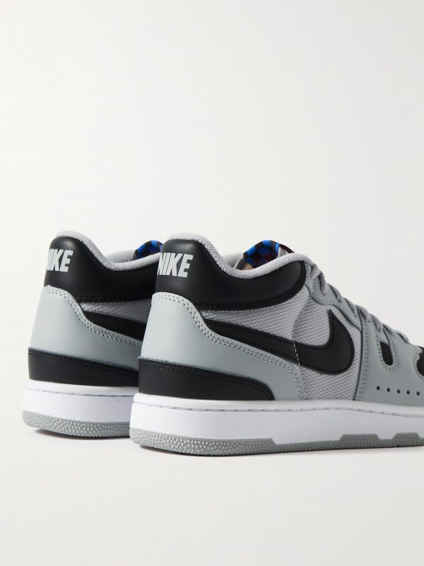 Mac Attack QS Mesh and Leather Sneakers - BK Mac Attack QS Mesh and Leather Sneakers - BK