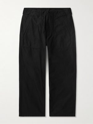 Wide-Leg Cotton Trousers Wide-Leg Cotton Trousers