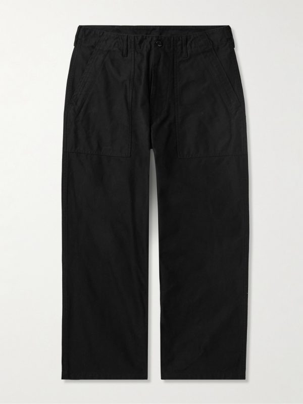 Wide-Leg Cotton Trousers Wide-Leg Cotton Trousers