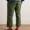 Wide-Leg Cotton Trousers - BK
