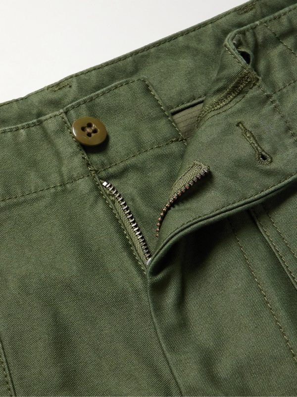 Wide-Leg Cotton Trousers - E1