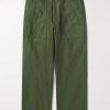 Wide-Leg Cotton Trousers