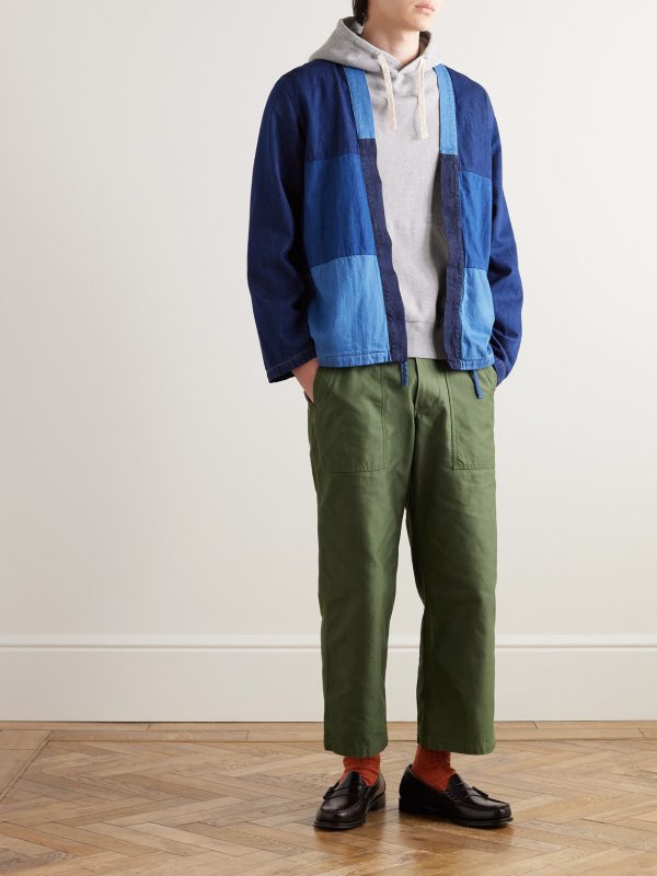 Wide-Leg Cotton Trousers - OU