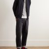 Striped Knitted Polo Shirt - OU Striped Knitted Polo Shirt - OU