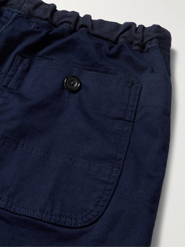 Gym Tapered Stretch-Cotton Twill Drawstring Trousers - CU Gym Tapered Stretch-Cotton Twill Drawstring Trousers - CU