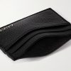 Logo-Embellished Full-Grain Leather Cardholder - E1 Logo-Embellished Full-Grain Leather Cardholder - E1