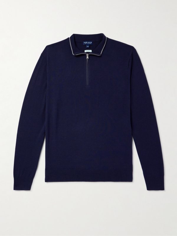 Excursionist Flex Wool-Blend Half-Zip Sweater Excursionist Flex Wool-Blend Half-Zip Sweater