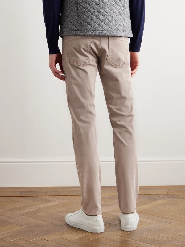Wayfare Slim-Fit Stretch-TENCEL™ and Cotton-Blend Twill Trousers - BK Wayfare Slim-Fit Stretch-TENCEL™ and Cotton-Blend Twill Trousers - BK