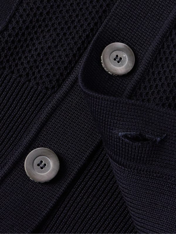 Honeycomb-Knit Cotton Overshirt - CU Honeycomb-Knit Cotton Overshirt - CU