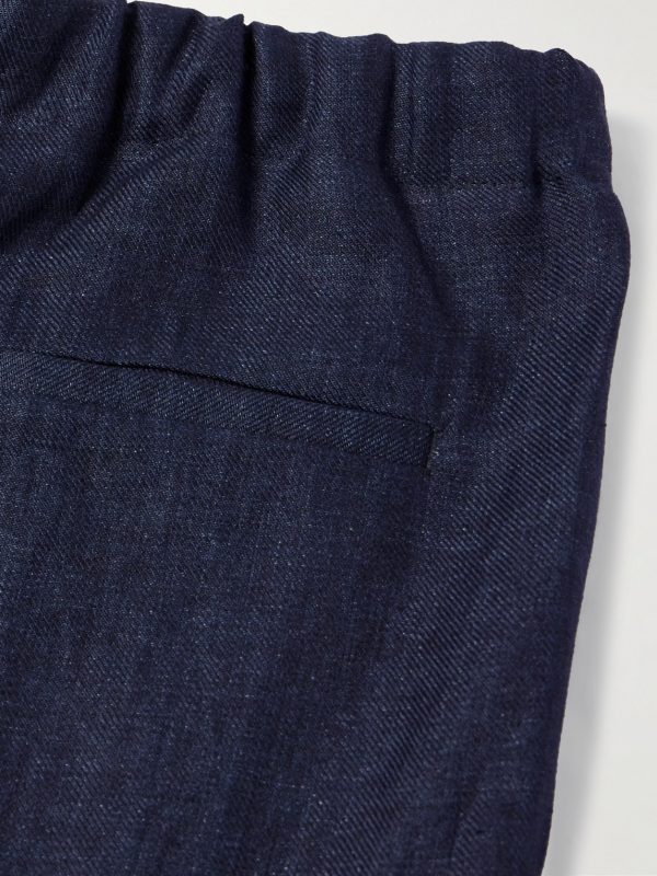 Straight-Leg Linen Trousers - CU Straight-Leg Linen Trousers - CU