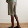Tapered Linen-Twill Bermuda Shorts - BK Tapered Linen-Twill Bermuda Shorts - BK