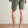 Byron Slim-Fit Straight-Leg Garment-Dyed Cotton and Linen-Blend Shorts - BK Byron Slim-Fit Straight-Leg Garment-Dyed Cotton and Linen-Blend Shorts - BK
