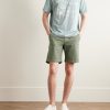 Byron Slim-Fit Straight-Leg Garment-Dyed Cotton and Linen-Blend Shorts - OU Byron Slim-Fit Straight-Leg Garment-Dyed Cotton and Linen-Blend Shorts - OU