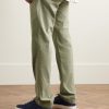 Tanker Slim-Fit Straight-Leg Cotton Drawstring Trousers - BK Tanker Slim-Fit Straight-Leg Cotton Drawstring Trousers - BK