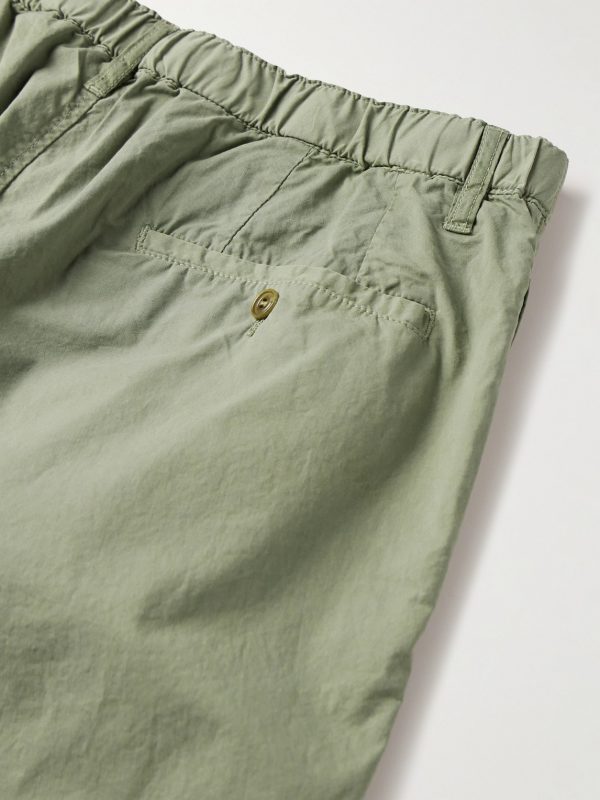 Tanker Slim-Fit Straight-Leg Cotton Drawstring Trousers - CU Tanker Slim-Fit Straight-Leg Cotton Drawstring Trousers - CU