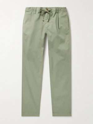 Tanker Slim-Fit Straight-Leg Cotton Drawstring Trousers Tanker Slim-Fit Straight-Leg Cotton Drawstring Trousers