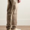 Tyron Slim-Fit Straight-Leg Cotton and Linen-Blend Trousers - BK Tyron Slim-Fit Straight-Leg Cotton and Linen-Blend Trousers - BK