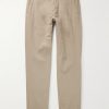 Tyron Slim-Fit Straight-Leg Cotton and Linen-Blend Trousers Tyron Slim-Fit Straight-Leg Cotton and Linen-Blend Trousers