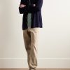 Tyron Slim-Fit Straight-Leg Cotton and Linen-Blend Trousers - OU Tyron Slim-Fit Straight-Leg Cotton and Linen-Blend Trousers - OU