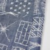 Wide-Leg Pleated Embroidered Cotton-Chambray Drawstring Shorts - CU Wide-Leg Pleated Embroidered Cotton-Chambray Drawstring Shorts - CU