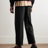 Straight-Leg Lyocell Trousers - BK