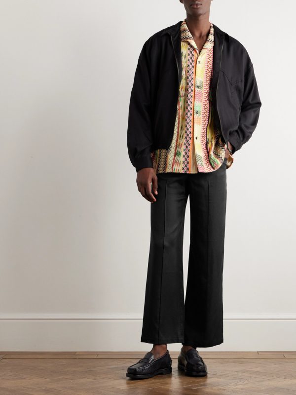 Straight-Leg Lyocell Trousers - OU