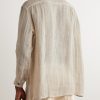 50's Milano Linen-Gauze Shirt - BK 50's Milano Linen-Gauze Shirt - BK