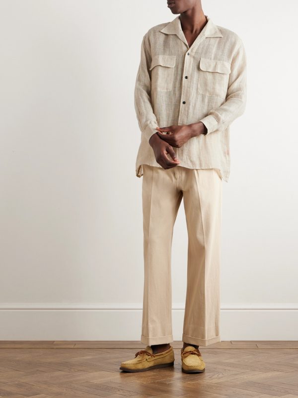 50's Milano Linen-Gauze Shirt - OU 50's Milano Linen-Gauze Shirt - OU