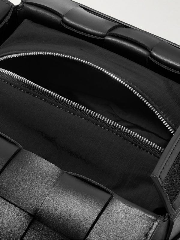Intrecciato Leather Wash Bag - E1
