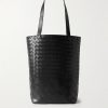 Small N/S Intrecciato Leather Tote Small N/S Intrecciato Leather Tote
